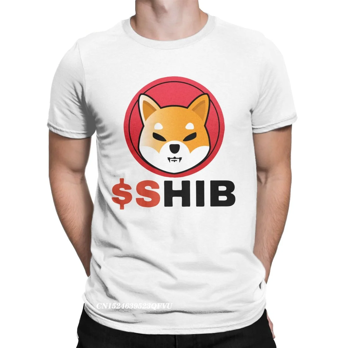 Men Women's Shiba Inu Token Crypto $Shib Coin Cryptocurrency Hodler Tops T Shirts Doge Funny Crewneck Tees Party T-Shirts