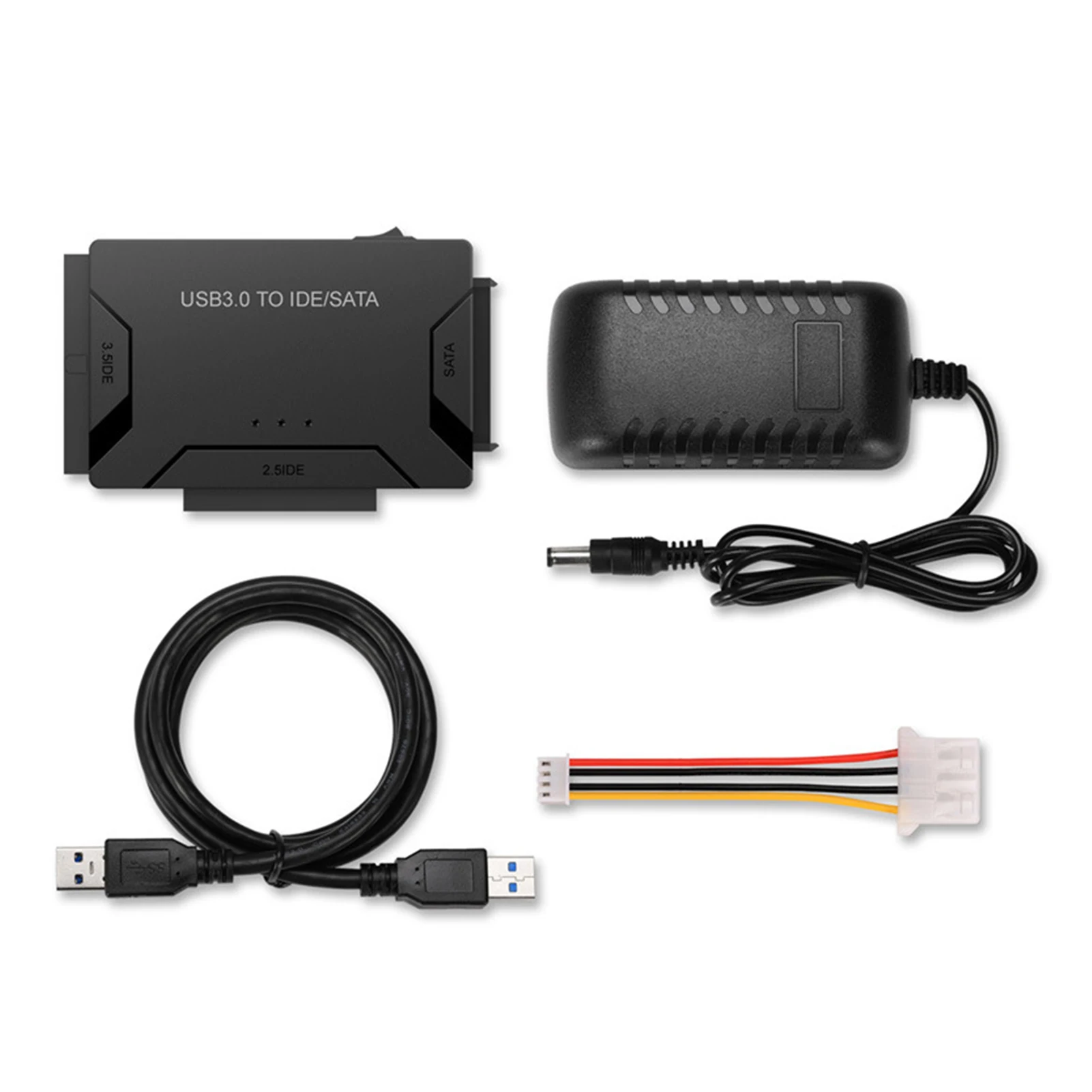 

Black High Speed Data Transfer Among 3 HDD Drives With USB Adapter Adapter Hard Drive Hard Disk