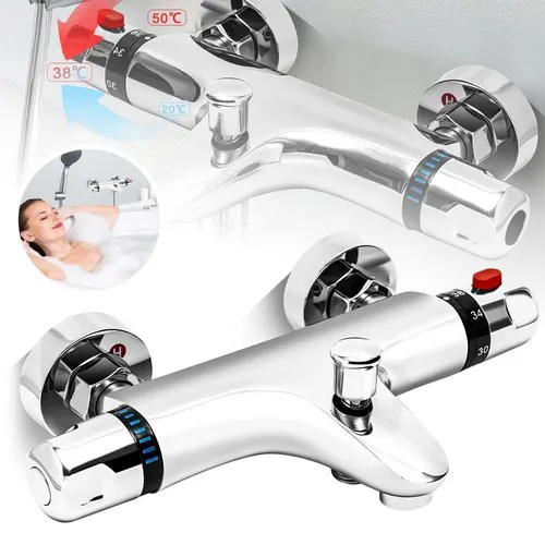 Válvula Mezcladora De Agua Fría Y Caliente De 3 Vías, Válvula Termostática Antiescaldaduras De Temperatura Constante, Diseño Oculto, Latón Sólido Resistente A La Oxidación, Accesorio Moderno Para Ducha De Baño — -74%, 142.5€ Coupon, from 50.07€ – 74% descuento – €50.07