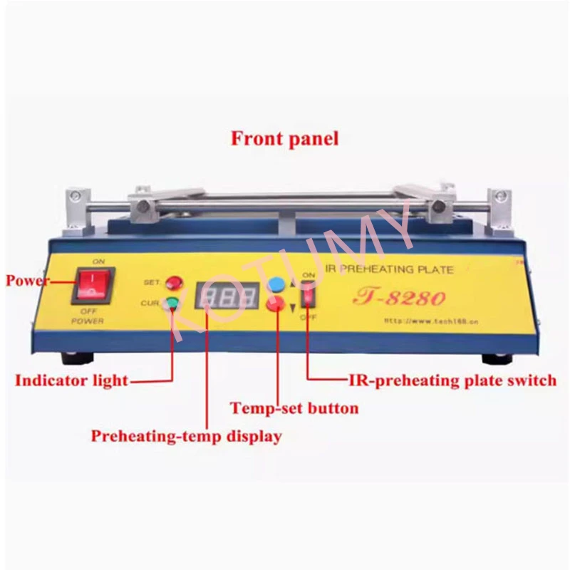 IR Solder Station 110V /220V T8280 PCB Preheater SMD Rework Station