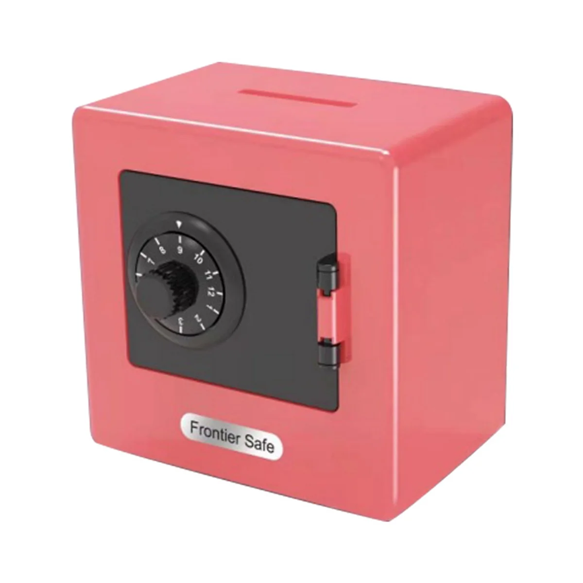 

N87R ATM Rotating Password Bank Money Box Cash Coin Saving Boxes Simulation Bank Safe Deposit Toy Children Jewelry,Red