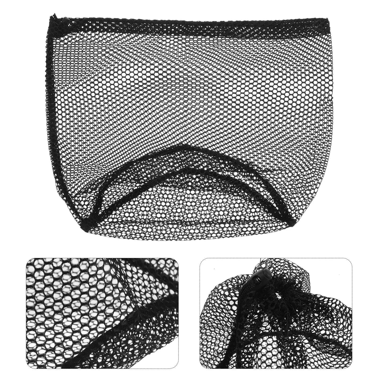 

Black Mesh Laundry Bag Drawstring Coarse Net Clothes Protector Heavy Duty Mesh Bags Small Laundry Garment Storage Travel Use
