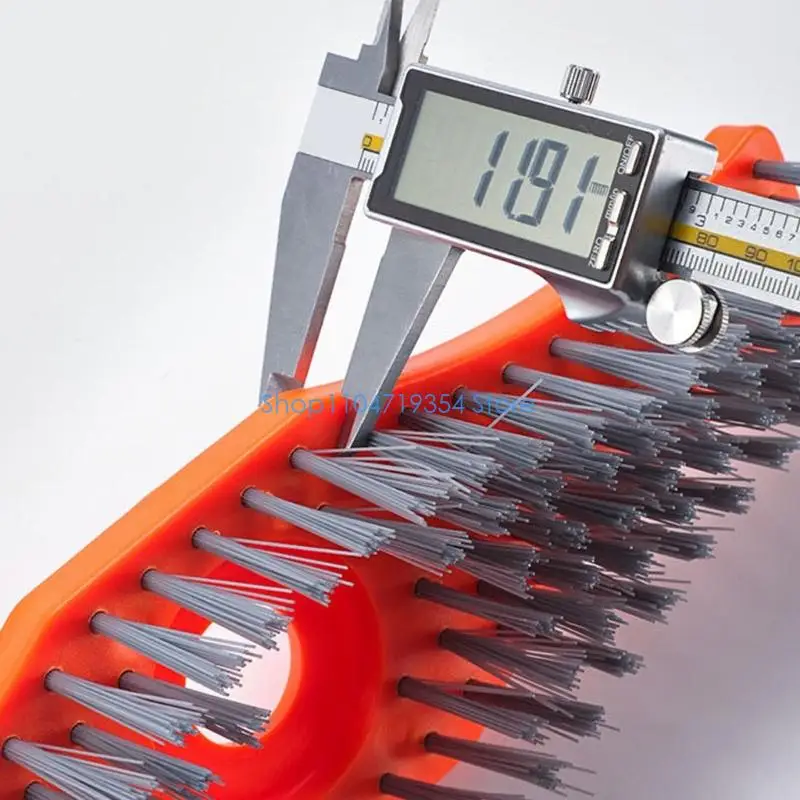 0XLD Lawn Mower Brush Cleaner Combined Thick and Fine Bristles for Deeply Scrubbing Detailed Work on Various Surfaces