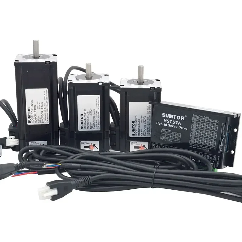 Germany Free NEMA 17 Stepper Motor With Encoder HSC42A Step Motor Driver 42HS Closed Stepper Motor Set SUMTOR