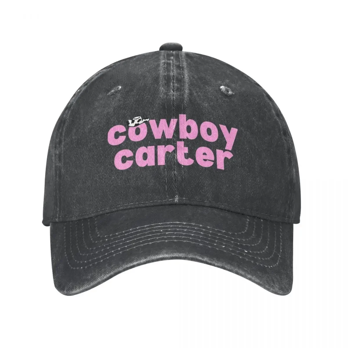 Pink Cowboy Carter Unisex Baseball Cap Beyonces Distressed Washed Caps Hat Fashion Outdoor All Seasons Travel Snapback Cap