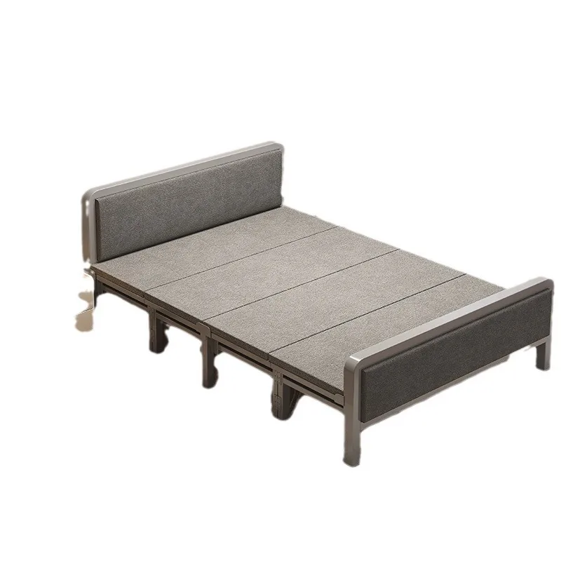 Rollaway bed Single Household adult 1.2 meters Simple Rental room Dormitory reinforced hard plate iron bed Double