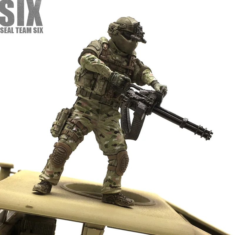 Figurine de soldats américains Gk, Micro Miniature en résine, modèle blanc imprimé en 3d, jouet, Kit non assemblé et non peint, 1/35