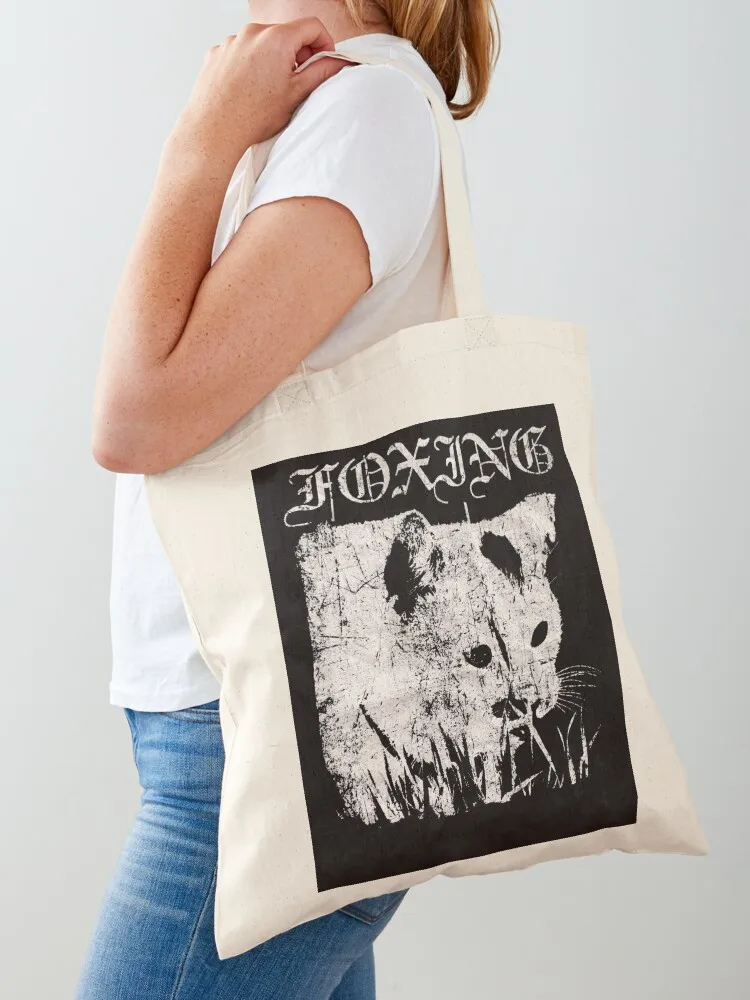 

Foxing Band Logo Tote Bag shopper bag woman tote bag men's Women's tote Canvas