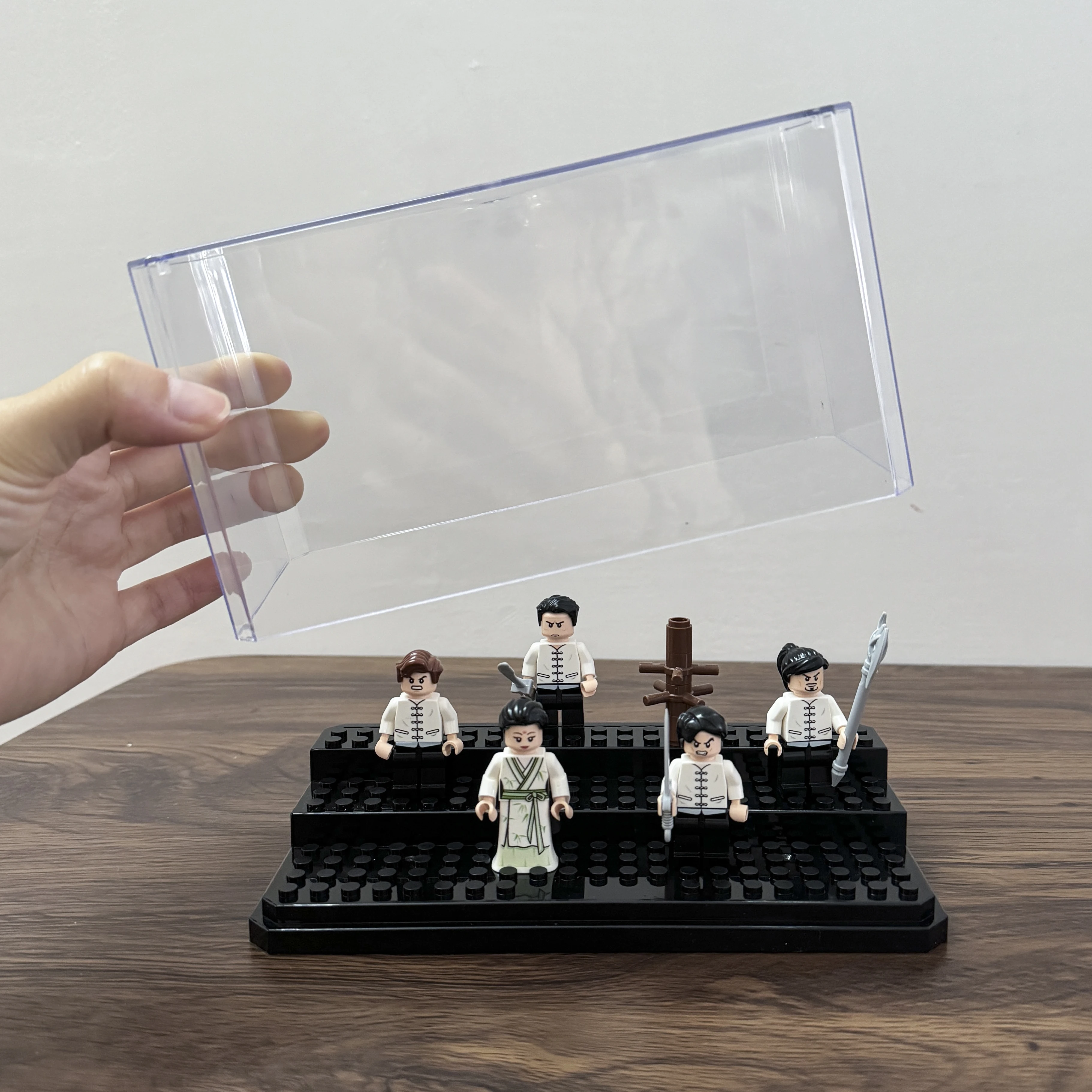 Minifiguras, vitrina acrílica, caja de prentación de bloqu de construcción acrílicos para bloqu de construcción, almacenamiento a prueba de polvo para figuras de acción - AliExprs 15 Minifiguras, vitrina acrílica, caja de prentación de bloqu de construcción acrílicos para bloqu de construcción, almacenamiento a prueba de polvo para figuras de acción - AliExprs 15
