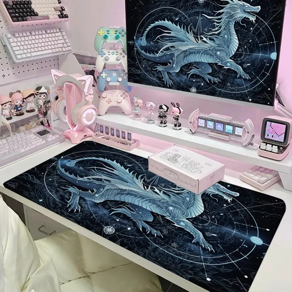 Mouse Pad Office PC Non Slip Gaming Accessories Anime Keyboard Pad Laptop Speed Extended Desk Mat Soft Mousepad