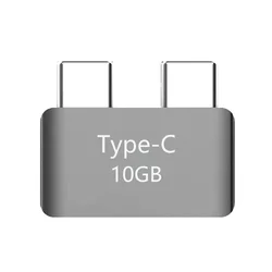 10Gbps USB Dual Type-C Short Extender Male to Female Extension Adapter Laptop Cable Connector External Plug for MacBook Pro /Air