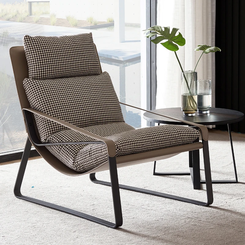 

Comfort Large Living Room Chairs Modern Metal Relaxing Nordic Lazy Chairs Lounges Comfy Puffs Sillas De Sala Home Furniture