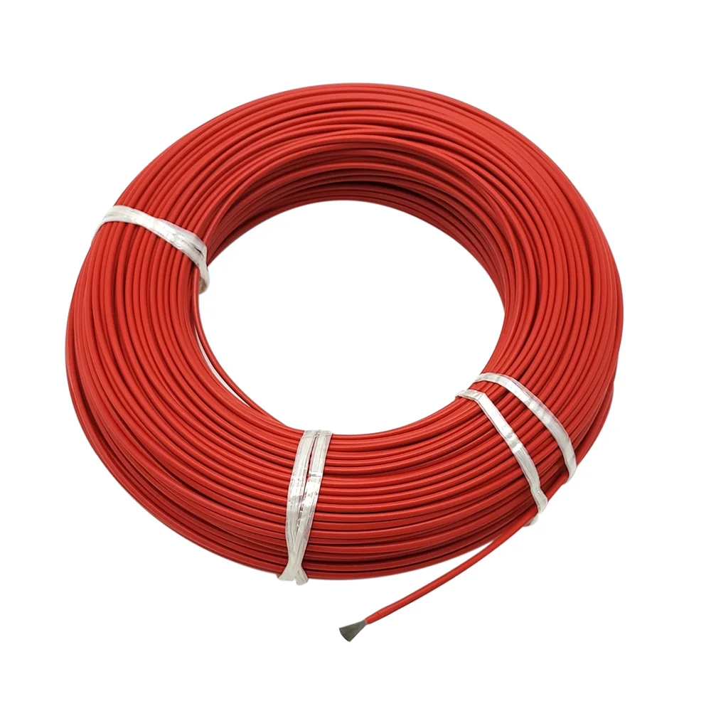 100m/Lot Infrarot 1K 2K 3K 6K 9K 12K 18K 24K Fluorkunststoff-Fußbodenheizdraht DIY Elektrisches Heizkabel Hotline – Detail 2