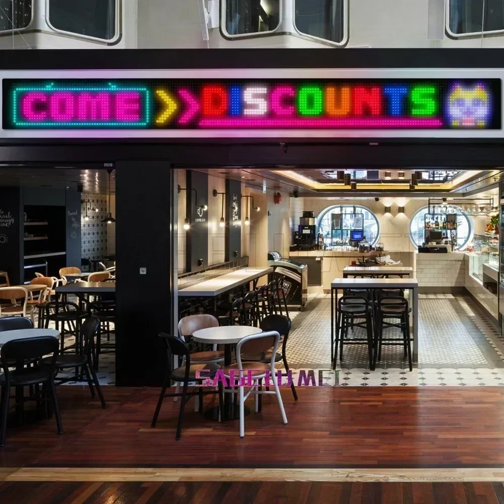 LED-Matrix-Pixel-Panel, Auto, LKW, Teufelsauge, LED, flexibles Display, Schild, Animation, DIY, intelligente, mehrsprachige, programmierbare App-Steuerung