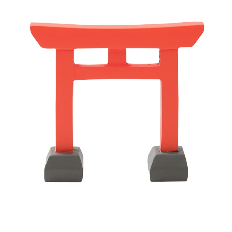 Miniature Red Japanese Shinto Torii Gate Shinto Altar Shelf Miniature Shrine Japan Traditional Blessing Door Zen