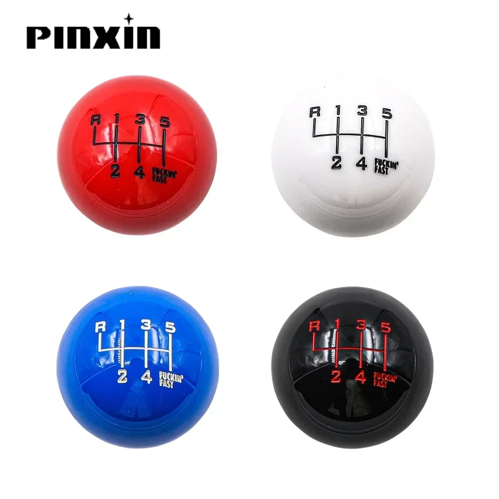 PINXIN Head Replacement for Vehicles Sturdy High-quality Acrylic Ball Gear Shift Knob Easy Installation Fine Workmanship