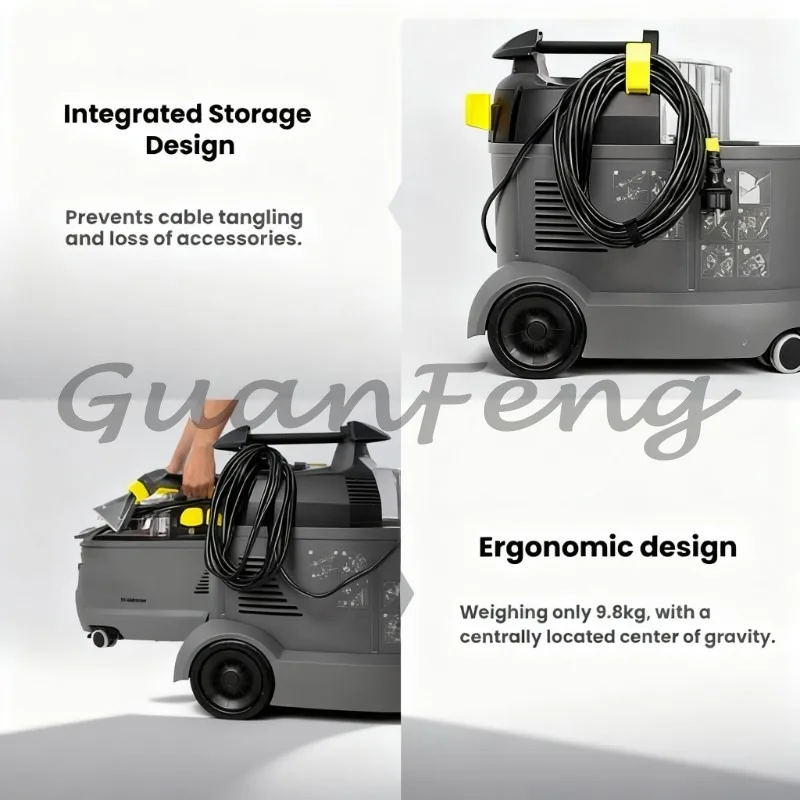 Carpet Upholstery Vacuum Cleaner with Hot Water Spray and Strong Suction for Sofa, Carpet and Fabric Cleaning