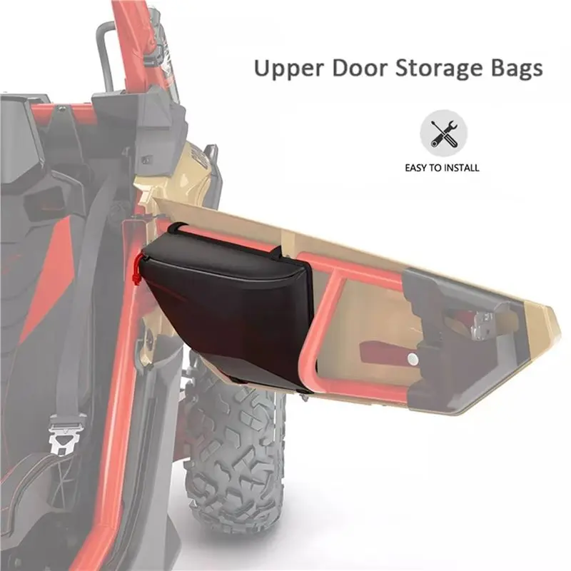 Superior-2X دراجة نارية ATV UTV الجانب الباب حقيبة التخزين المنظم ل Can-Am Maverick X3 Maverick X3 MAX #6