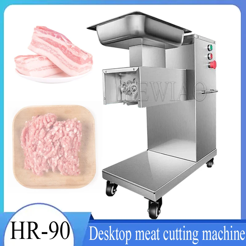 

Commercial Meat Slicer Electric Desktop Meat Cutter Stainless Steel Canteen Meat Cutting Cut Vegetables Machine