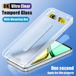 One-click Installation Tempered Glass For Realme C67 C55 C53 C51 C61 C63 C65 C33 C30S C31 GT Neo 5 se 3t 2 GT3 GT2 Pro Glass