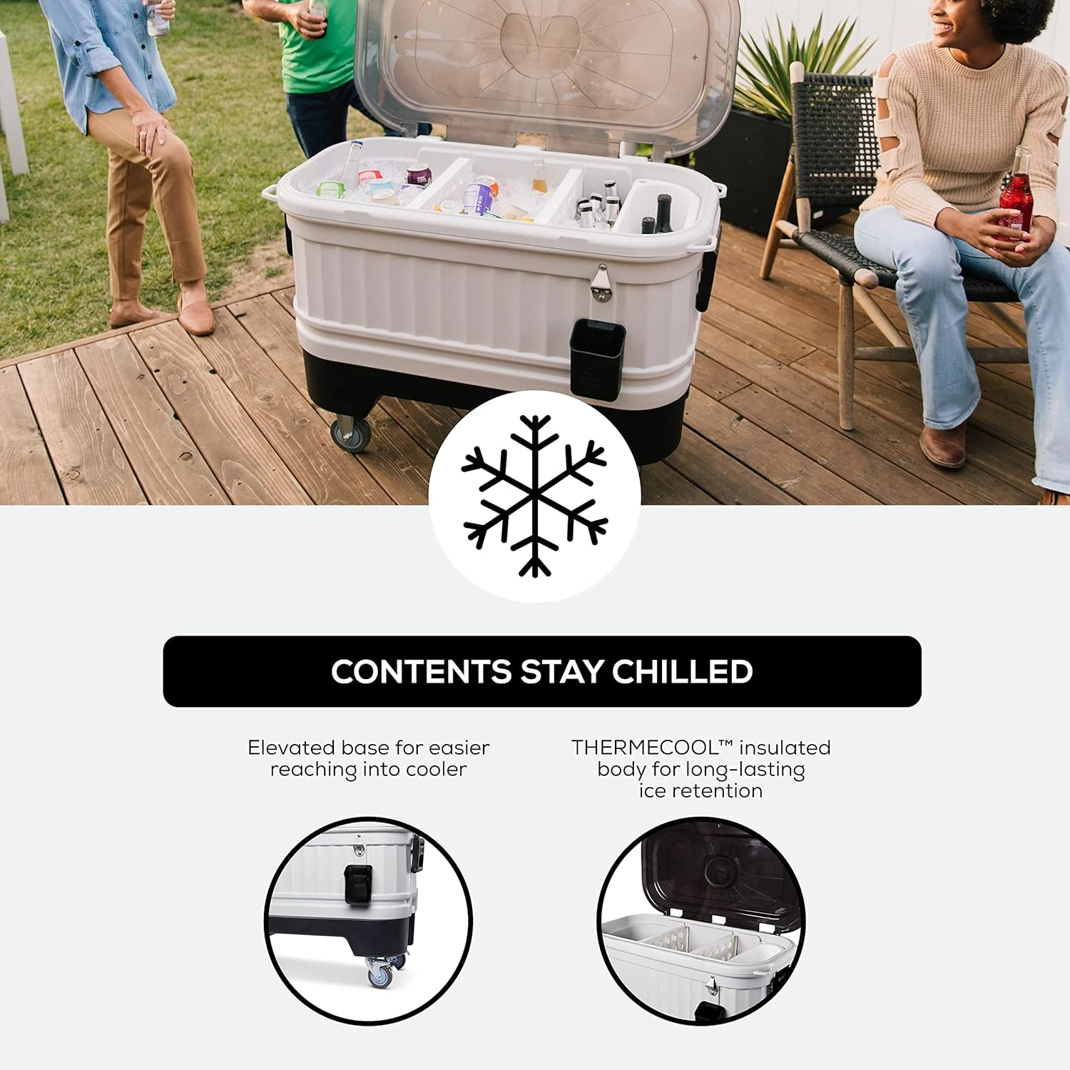 Polar Hard Coolers Ultratherm Insulated Body For Long-Lasting Ice Retention