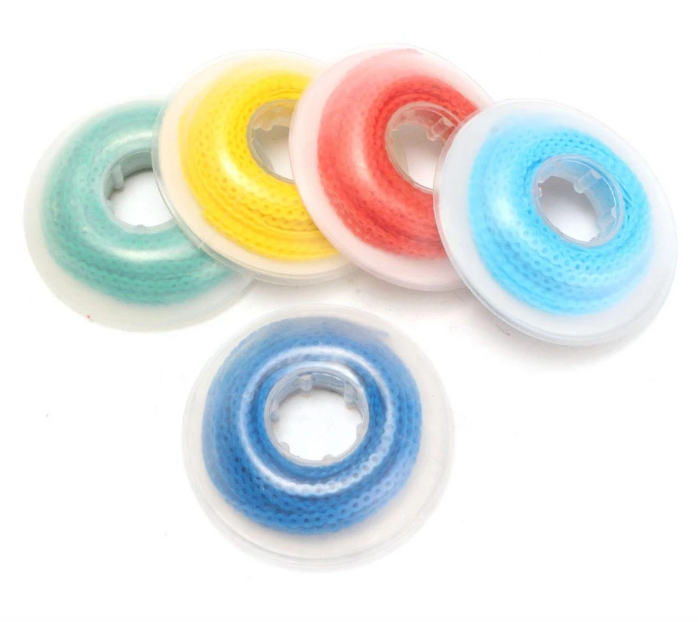 15 Fuß/Rolle Dental Power Chain Kieferorthopädische elastische Ultra Power Chain Gummiband Lange/Kurze/Durchgehende Ligaturbinder für Zahnspangen – Detail 13