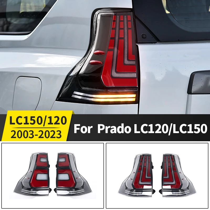 

For Toyota Land Cruiser Prado 150 2010-2017 upgraded 2018-2023 Style Taillight Assembly LC150 Exterior Modification Accessories
