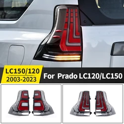 For Toyota Land Cruiser Prado 150 2010-2017 upgraded 2018-2023 Style Taillight Assembly LC150 Exterior Modification Accessories