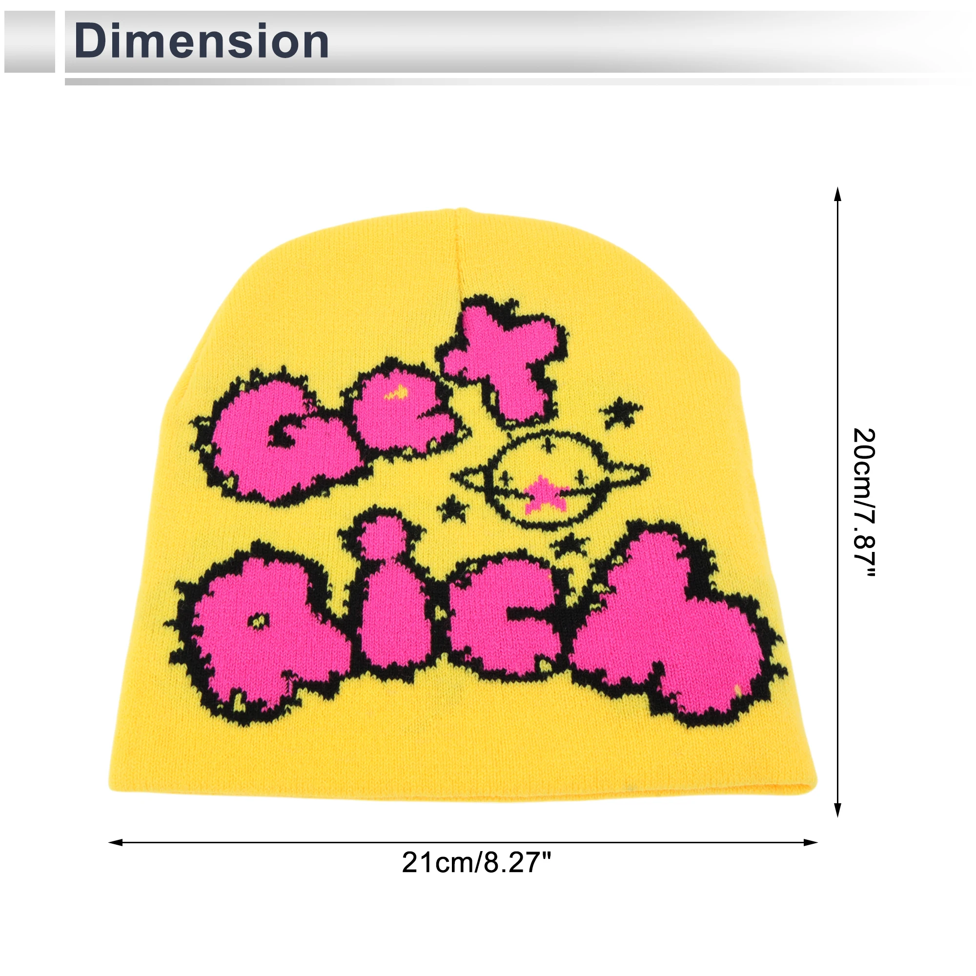 

X Autohaux Cycling Hat Warm Comfortable and Breathable Hard Hat Liner GetRich Acrylic Yellow 20x21cm 1 Pc