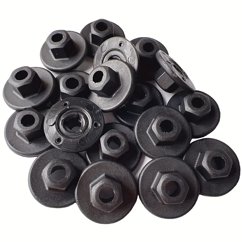 

10pcs Car Bumpers Nut Clip Fastener Rear Bumper Nut Clips Self-Tapping Curved Pad Arc Washers For BMW Car Accessories
