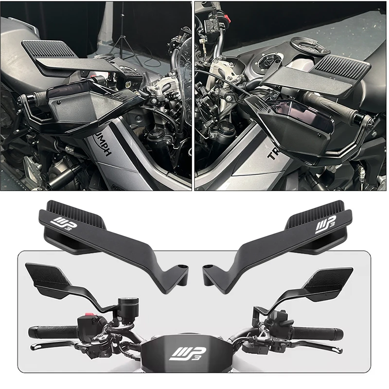 Espejo sigiloso para motocicleta, espejos ajustables de ala de viento para Piag gio MP3 Scooter MP3300 MP3500 HPE, accesorios deportivos