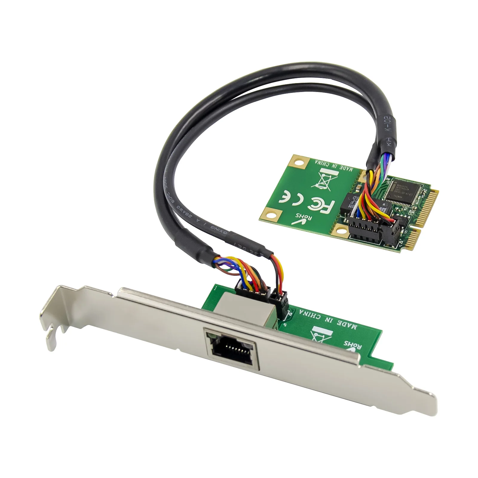 SUNWEIT ST7226 Mini PCIe LAN Card 1G Intel 82574 Chipset Adapter for Server Internal Wired Network Network Cards in Stock