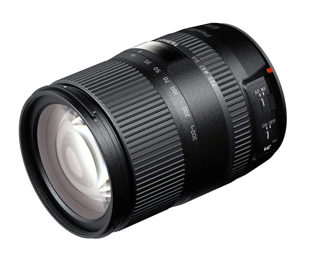 Tamron 16-300mm f/3.5-6.3 Di II VC PZD Macro Lens for Canon Camera (Model B016E)