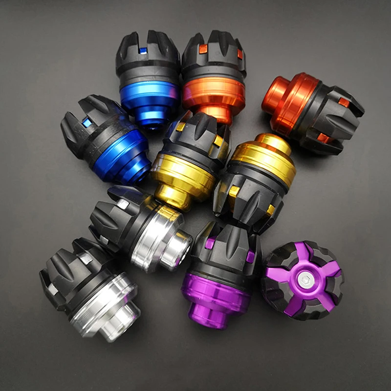 Universal Motorcycle Wheel Protection Crash Cups Colorful Motorbike Crash Protector Motocross Damping Cups Moto Accessories