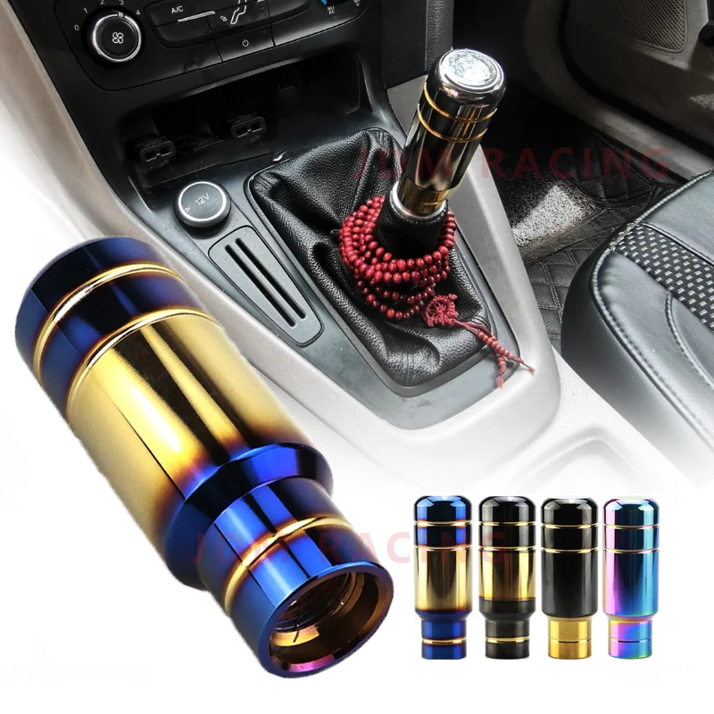 Pomo de palanca de cambios universal con peso de 9 cm para transmisión manual, palanca de cambios automática, pomo de palanca de cambios, accesorios para automóvil