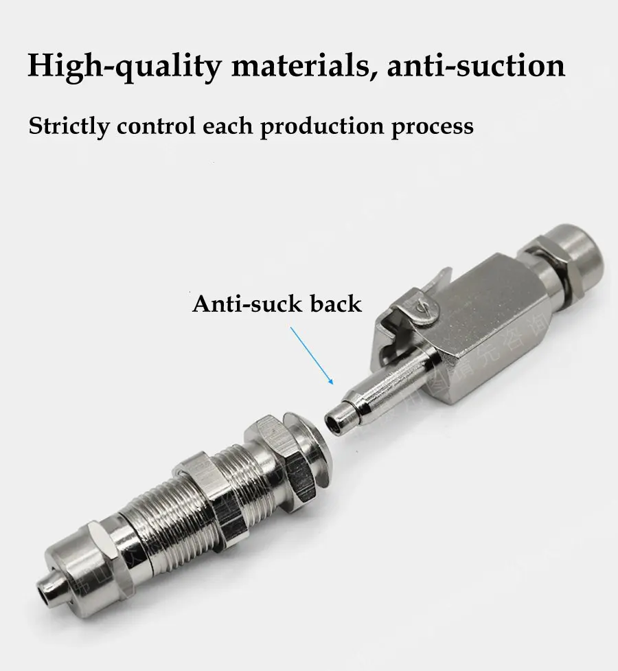 

10pcs Dental Quick Connector For Ultrasonic Scaler Unit Quick Lock Fast Connect Anti-Suction Chair Machine Teeth Cleaner SL1242