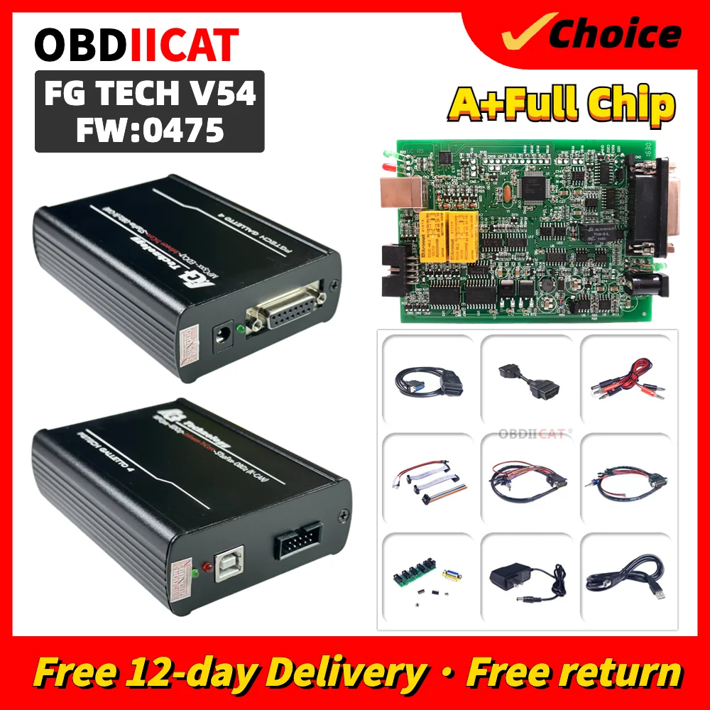 FGtech Galletto V54 0475, европейская версия, инструмент программирования ЭБУ