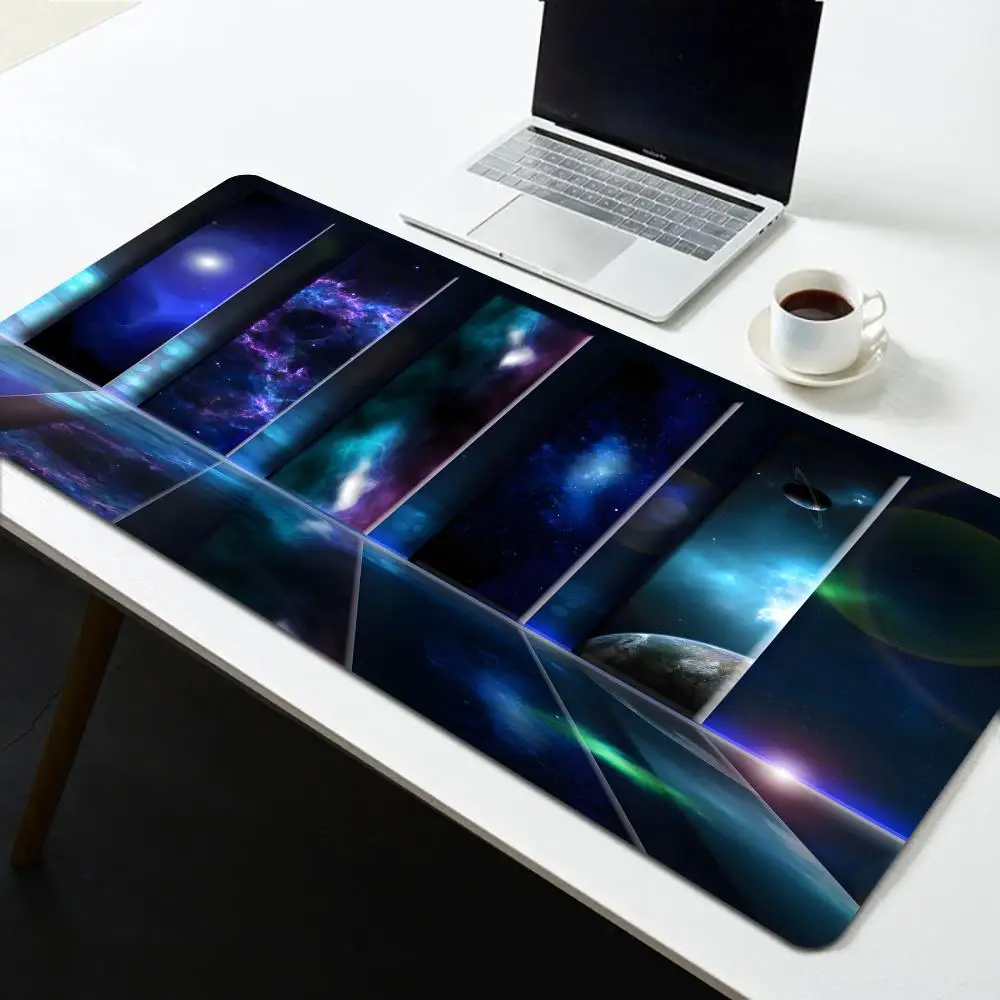 Cosmic mirror reflection landscape  Mouse Pad Professional E-Sports Mouse Pad Fine Surface Gaming Rubber Mouse Pad Smooth Desk P