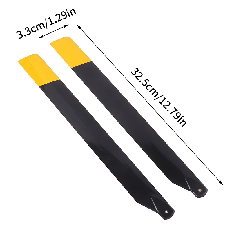 1Pair High Quality Glass Fiber Main Blade 325mm For 450 SE V2 V3 Pro Sport RC Helicopter Drone Accessories