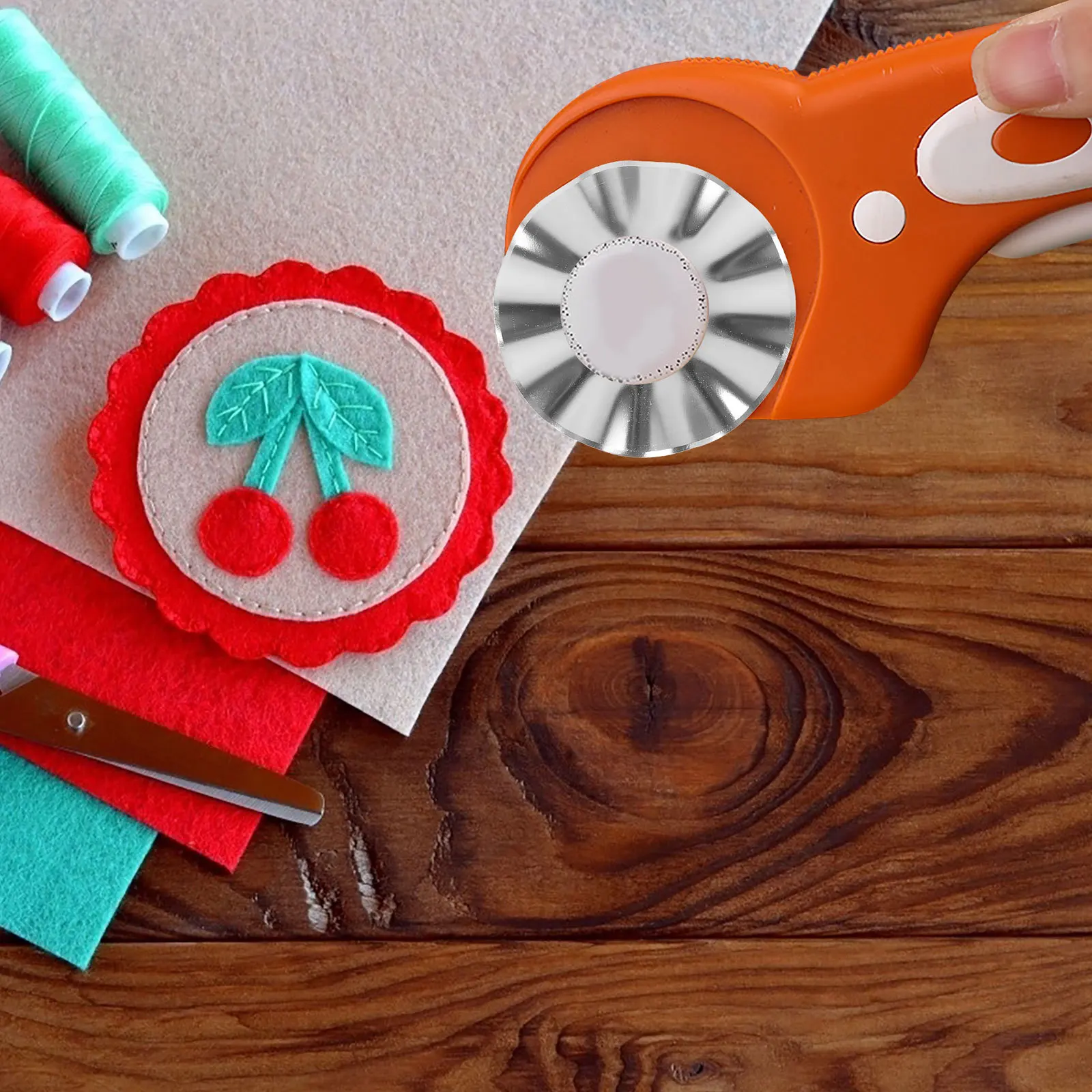 

5Pcs Rotary Cutter Blades Stainless Steel Sharp Replacement Fabric Cutting Blades Quilting Sewing Craft Accessories