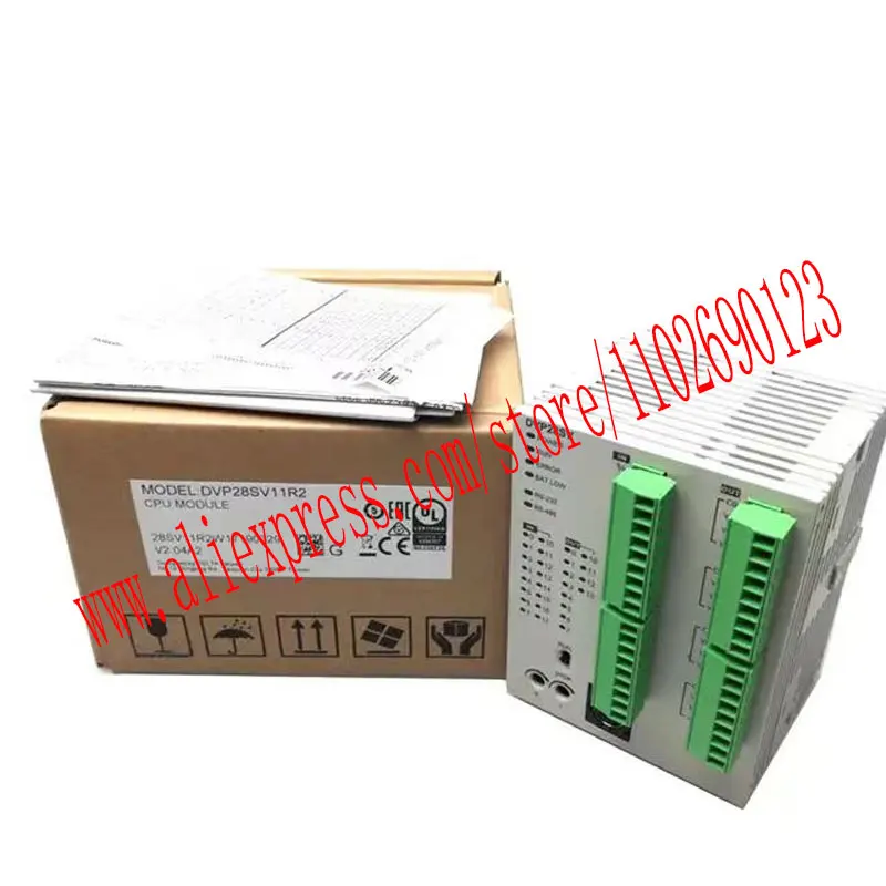 New Original PLC Controller DVP28SV11T2 DVP28SV11R2 One Year Warranty,Fast Shipping