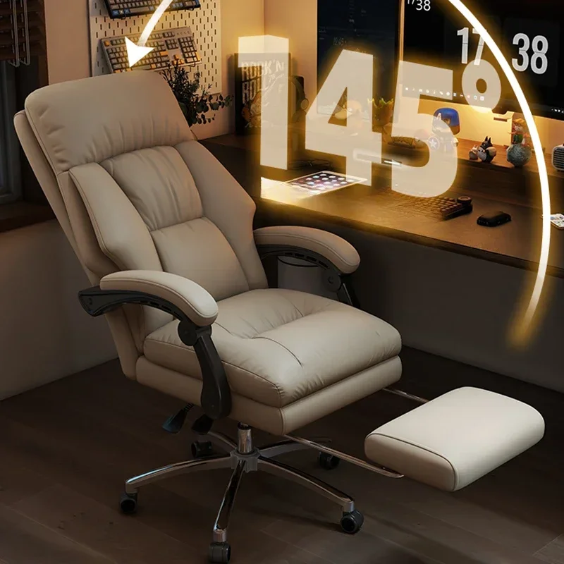 Luxurious Simplicity Comfort Office Chair Adjust Work Backrest Senior Office Chair Meeting Clerk Salon Bedroom Furniture FYOC