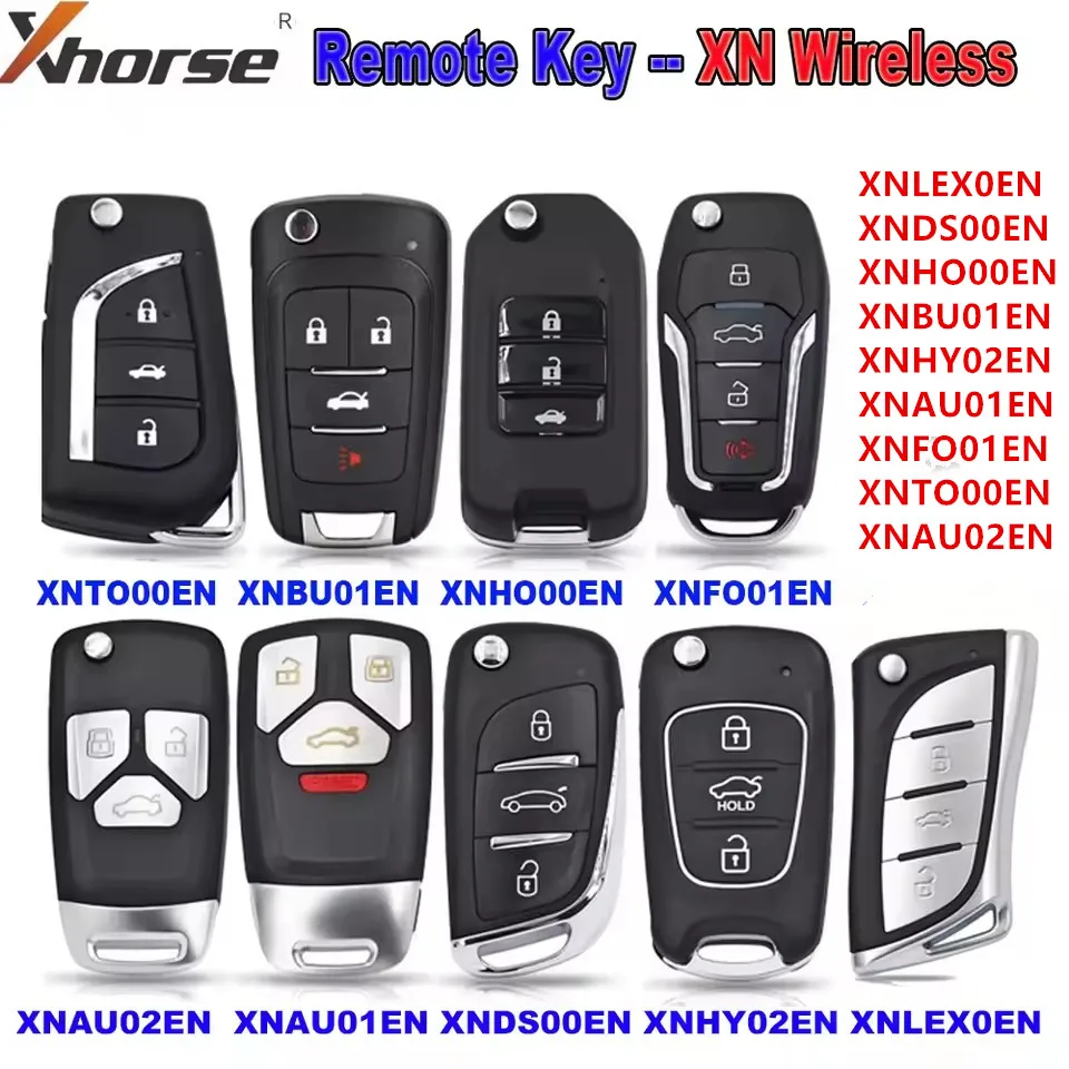 Xhorse VVDI XN Wireless Universal Remote Key XNLEX0EN XNDS00EN XNHO00EN XNBU01EN XNHY02EN XNAU01EN XNFO01EN XNTO00EN XNAU02EN