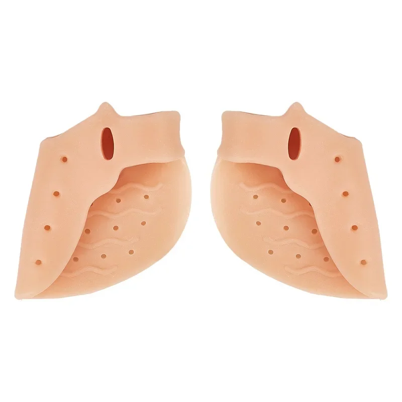 Pemisah Jari Kaki Silikon Unisex, Bernapas, Penyangga Hallux Valgus, Alat Perawatan Kaki untuk Jari Kaki Lebih Lurus - 1 Pasang