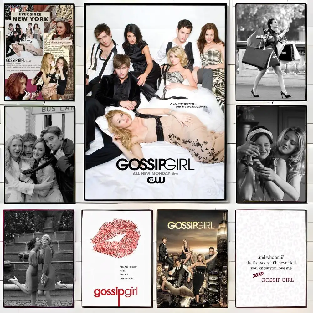 Hot American Teen Drama TV G-Gossip G-Girl Poster, Wandkunstdruck, Poster, dekoratives Wandbild, Heimdekoration, Geschenk, ungerahmt