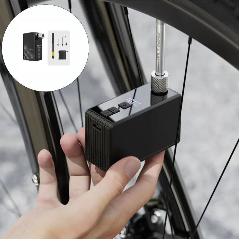 

Mini Bicycles Electric High Pressures Airs Compressors with Battery Indicators for Bicycles Tire Cycling Accessory 69HD