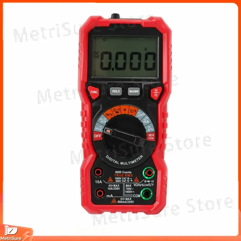 High Precision Digital Capacitance Meter Tester with Auto Range LCD Display for Electrician Multimeter Universal Capacitor