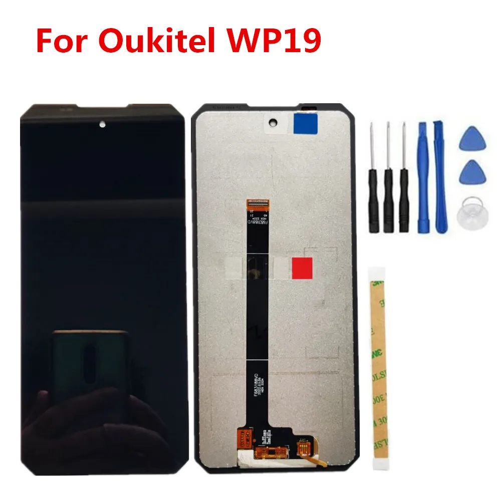 New Original For Oukitel WP19 6.78inch Cell Phone FHD+ LCD Display Touch Screen Assembly Digitizer Glass Repair Replacement