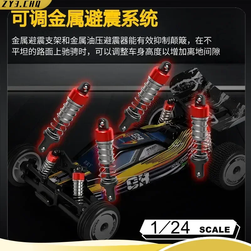1:24 Weili 244016 telecomando RC auto ad alta velocità elettrica a due ruote motrici full-scale drift zanzara auto da corsa auto giocattolo uomo