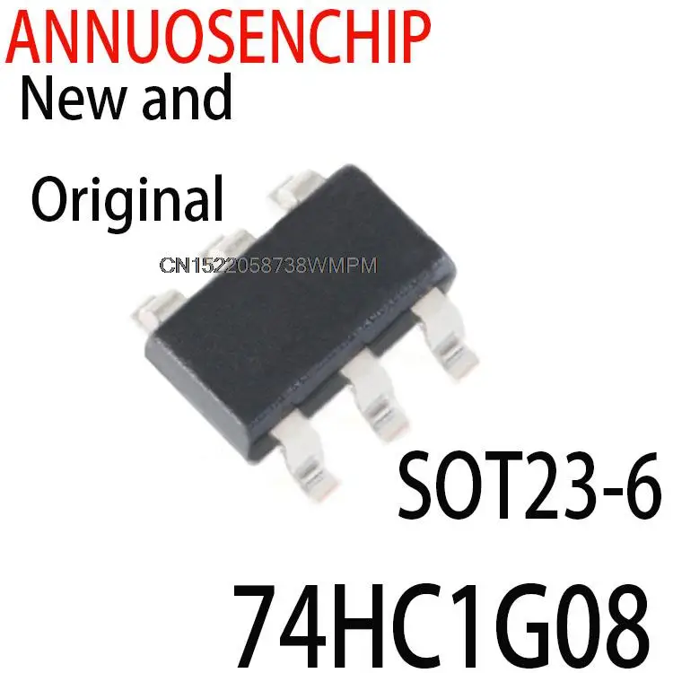 

100PCS SMD 74HC1G08GW SOT-23-6 74HC1G08